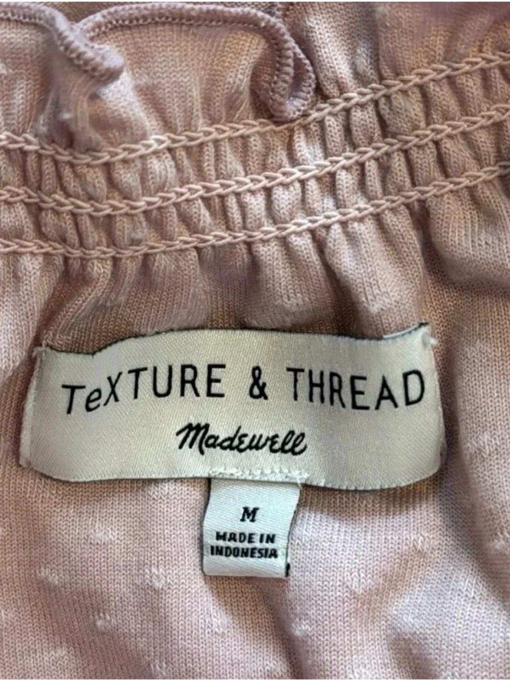 Madewell Texture & Thread Clipdot Ruffle Top - Picture 4 of 5